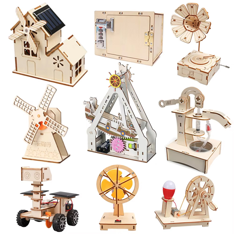 스팀 실험 키트 나무 DIY 장난감 조립 키트 손으로  - Science Project Kit 리뷰 및 가격