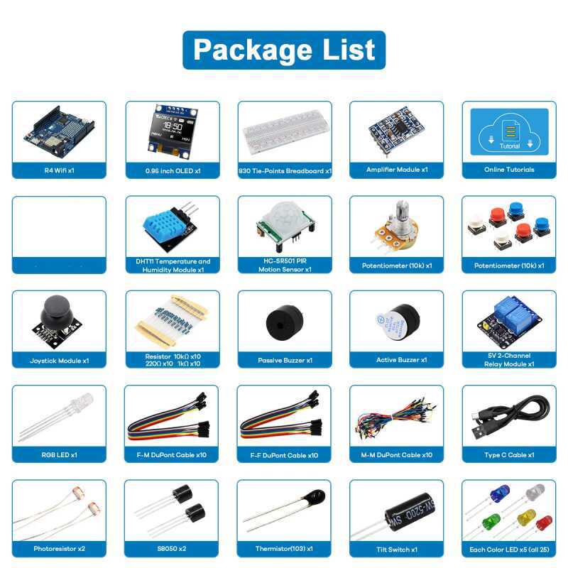 UNO R4 WiFi 호환 개발용 스타터 키트(센서 및 - Science Project Kit 리뷰 및 가격